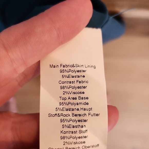 Teal Sequin Cocktail Dress, Small - Picture 8 of 10